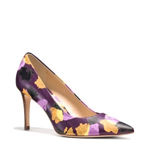 COACH SMITH HEEL PLUM SZ 7.5